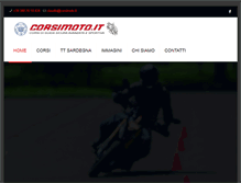 Tablet Screenshot of corsimoto.it